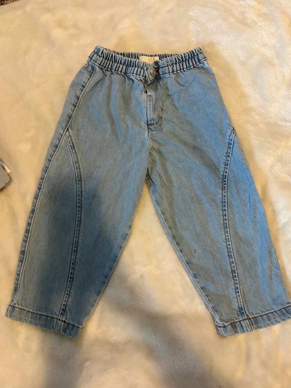 Zara Light Blue Relaxed Fit Men's Jeans
